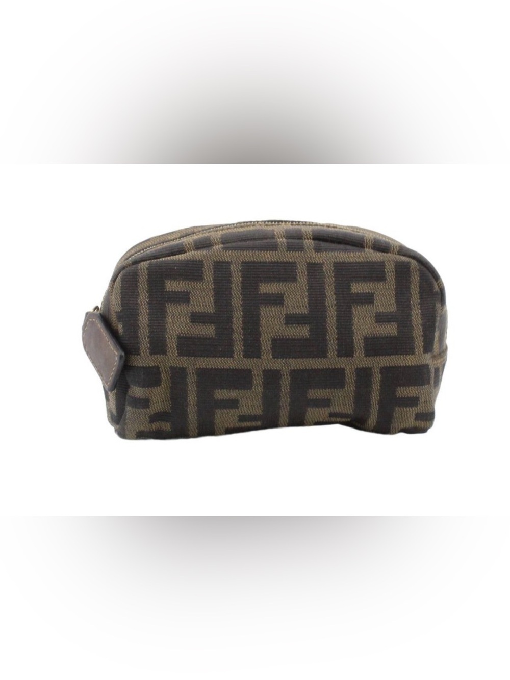 Fendi Zucca Cosmetic Pouch w/coa